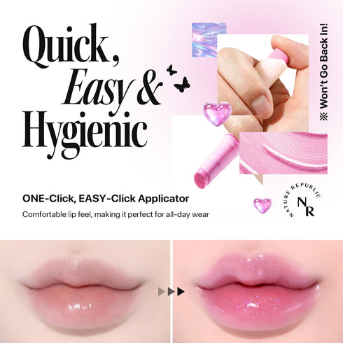 Nature Republic HONEY MELTING LIP 13-14 GLITTER, AURORA GLITTER