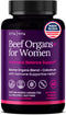 Primal Beef Organ Supplement for Women (Made in USA) Boosted w Shatavari,
