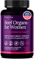 Primal Beef Organ Supplement for Women (Made in USA) Boosted w Shatavari,