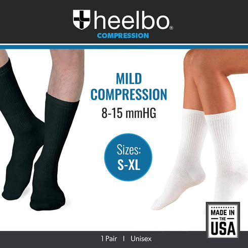 Heelbo Diabetic Socks for Sensitive Feet Without Elastic for Men and Women for Circulatory Problems, Edema