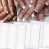 TailaiMei 36 Sheets French Manicure Nail Art Stickers - 1368 Pieces, Self-Adhesive Tips Guides for DIY Decoration