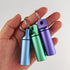 Portable Small Pill Organizer Box, Waterproof Keychain Pill Holder Metal Case with Keyring for Outdoor Camping Travel