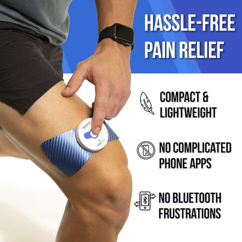 OMEGA Wireless TENS Unit Muscle Stimulator with Remote Control - Complete Back Pain Relief Solution with Reusable