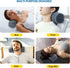 Neck Pillows for Pain Relief, Cervical Support Pillow with Pillowcase, Memory Foam Relaxer for Home & Travel (Black)