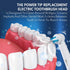 Replacement Brush Heads for OralB Braun Professional, 8 Pack Compatible Orthodontic Electric Toothbrush Head