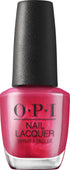 OPI Nail Lacquer Nail Polish | Dark Pink Shimmer Opaque, Chip Resistant, Vegan, Fast Drying, Streak Free