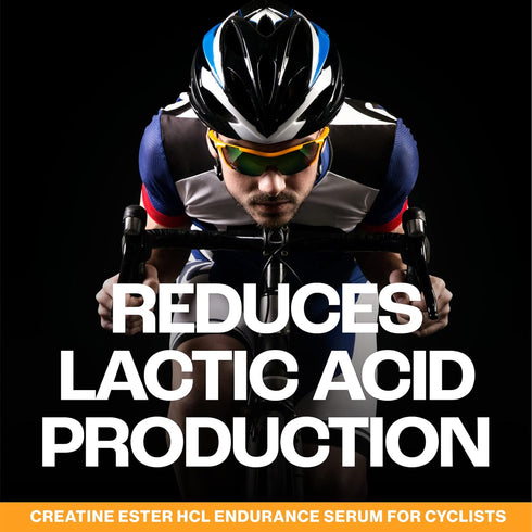 Cyclist-Optimized Creatine Serum, Cherry, 5.1 Fl Oz, Boosts Cycling Performance, Energy, Endurance & Focus