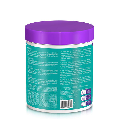 NOVEX My Curls Super Curly Deep Leave-In Conditioner, 35 oz, Defines Curls, Controls Volume, Reduces Frizz