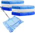 6 Pcs Extra Large Microfiber Cleaning Cloth, 20" x 30" Washable Reusable Floor Cloth Rags, Microfiber Towels for