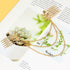 yueton 2pcs Fashion Ladies Athena Olive Branch Tassel Leaf Clips - Barrettes Bobby Pin Hair Clips for Bride Headwear