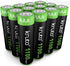 Kruta AAA 1100mAh High Capacity 1.2V Ni-MH Rechargeable Solar Lights Battery (Pack of 12)