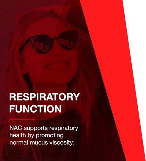 Protocol NAC 1,000mg - N-Acetyl-Cysteine Supplement for Glutathione Production & Respiratory Function - 120 Tabs