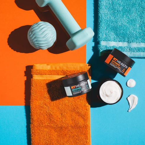 KT Health Magnesium Cream Activate - Warms & Loosens Tight Muscles, Use Pre-Workout to Reduce Stiffness