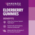 Sambucus Black Elderberry Gummies for Adults - 60 Count with Zinc and Vitamin C for Immune Support