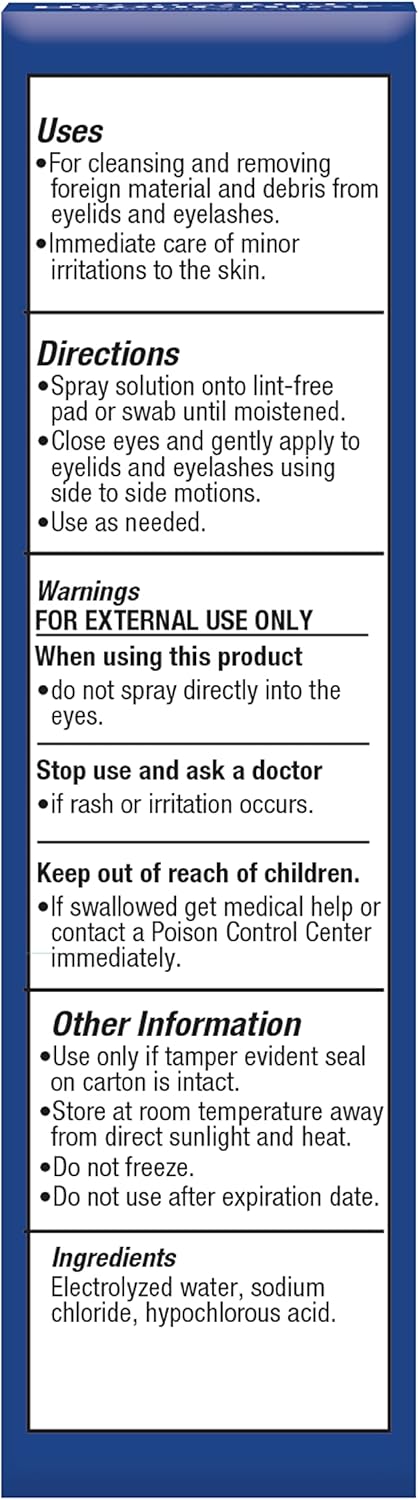 OCuSOFT HypoChlor Spray, Non-Irritating Hypochlorous Acid Spray & Eyelid Cleanser Solution, 2 fl oz