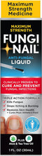 Fungi-Nail Anti-Fungal Liquid Solution, 1 Fl Oz, Kills Fungus for Nail & Athlete's Foot, Clinically Proven Cure