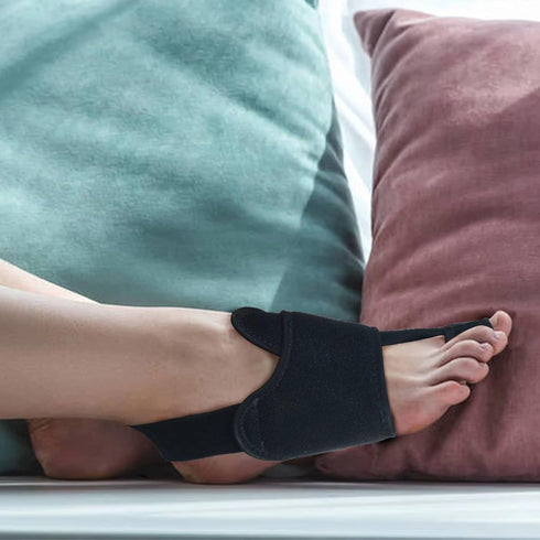 1 Pair Bunion Corrector - Night Bunion Splint, Big Toe Straightener, Bunion Brace for Pain Relief (Black/Grey, One Size)