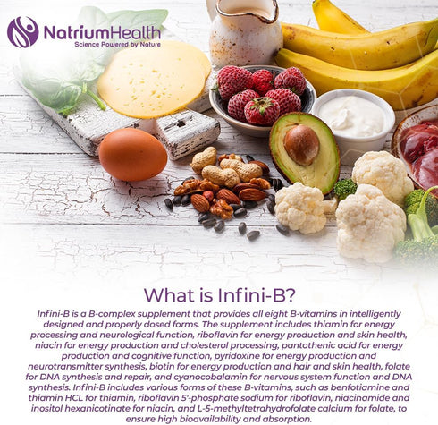 Nootropics Depot Infini-B Advanced B-Complex, 120 Capsules, Optimal Absorption & Bio-Availability, Cognitive Support