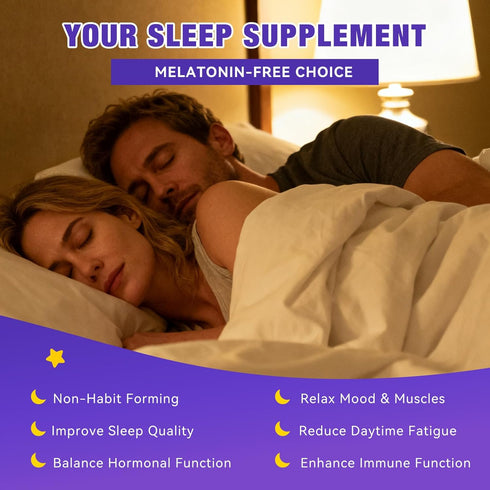 Gummies 5-HTP 60 Count (1) Melatonin Free Sleep for Adults with Magnesium, Valerian Root, & Herbal Blend - Natural
