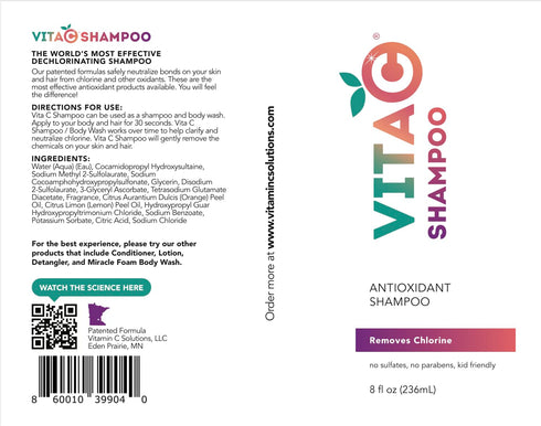 Post-Swim Chlorine Removing Shampoo & Body Wash - Swim Tested, 8 Fl Oz, Hydrates & Rejuvenates Hair and Skin