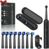 YAGEA Rotating Electric Toothbrush for Adults with 8 Brush Heads, Travel Case, 5