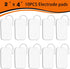 10PCS Reusable Electrodes TENS Unit Replacement Pads 2x4 for Muscle Stimulator, Compatible with AUVON, TENS 7000,