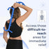 Back and Neck Massager, Full Body Trigger Point Massage Tool, Massage Stick for Pain Relief, Pressure Point Tool,