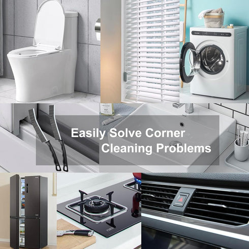 Crevice Cleaning Brush - Hard-Bristled Multifunctional Tool for Bathroom Kitchen Tiles, 5pcs Dead Corners Brushes