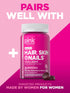 Gummies PINK Multivitamin for Women | Non-GMO & Gluten Free | Plus Collagen & Biotin | Mixed Berry Flavor