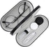 MoKo Double Eyeglass Case - Contact Lens Case with Mirror & Tweezers, 2 in 1 Portable Contact Lens Box Holder for Men &