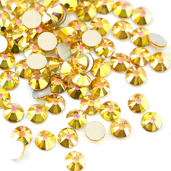 Towenm 720 Pieces Crystal Flatback Rhinestones, SS20 4.8mm Glue Fix Glass Crystals for Nail Art, Round Loose Gemstones
