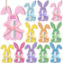MotiMind 12 Set Easter Bunny Money Holder for Cash Gift with 12 Ribbons
