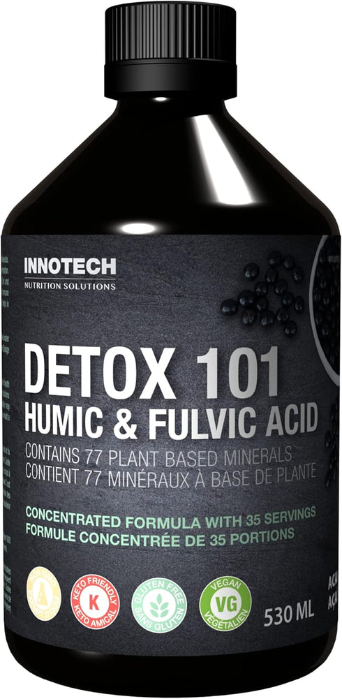 INNOTECH Nutrition Detox 101 - Humic and Fulvic Acid, Acai Green Tea - 500ml