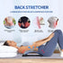 Magic Back Support Stretching Device, Back Massager for Bed & Chair, Multi-Level Lumbar Support, Black/Blue