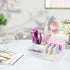 Nail Drill Machine & Bits Storage Box, 10 Holes Transparent Acrylic Holder for Professional Nail Drill Tools