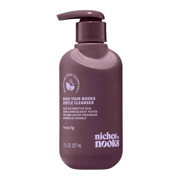Niches & Nooks Gentle Nooks Cleanser Fresh Fig pH Balanced Feminine Wash, Intimate Cleanser for