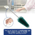 Prince Castle Saber King Cleaning Kit with Round Brush, Green - Vegetable Chopper Blade and Kitchen Chopper Parts