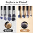 Electric Makeup Brush Cleaner Machine, Alyfini Portable Automatic USB Tool for All Size Beauty Makeup Brushes