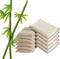 Natural Bamboo Kitchen Cleaning Sponges - Super Absorbent Reusable Dish Washing, 10 Pack