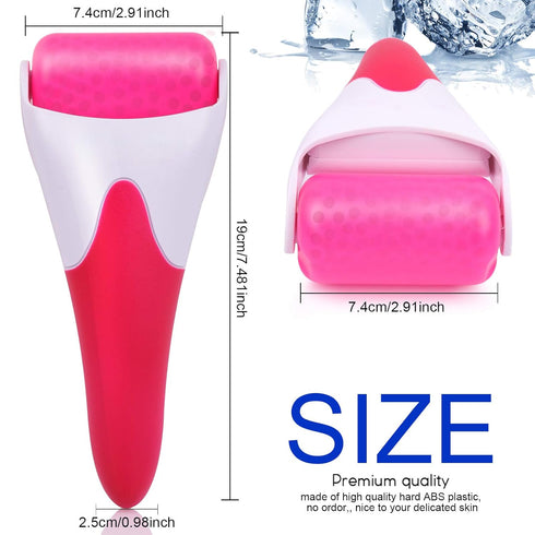 Teenitor Ice Roller for Cold Therapy, Face & Eye Puffiness Relief, Mint Scent, Red