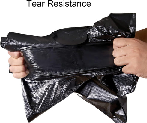 200 Counts Super Thick Small Trash Bags, 4 Gallon Black for Kitchen, Office, Travel, Home Garbage Bags