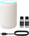 Parquix Portable Waterless Essential Oil Diffuser Starter Kit with 7 Lights for Home