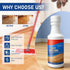 UUZO 2Pcs Floor Restore Cleaner, Floor Restore, High Solid Content Floor Polish For Shine Renewal & Protective Layer