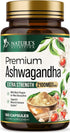 Herbal Ashwagandha 2,100 mg, Extra Strength Unwind, Calm & Relax Support, Vegan, Gluten Free, 180 Capsules