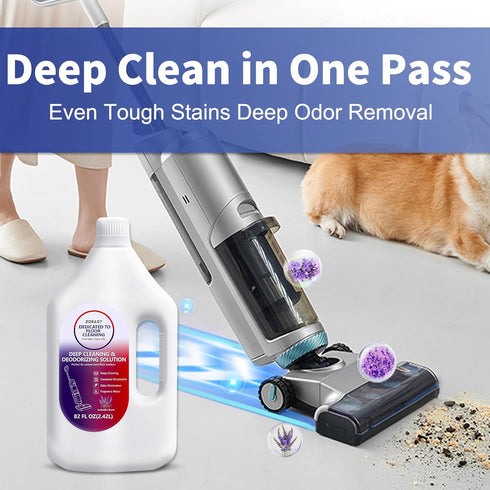 ZORAST 82 OZ, S3/S5/S7 3/5 Lavender Floor Cleaning Solution, FL Deep Cleans for Multiple Hard Floors, Compatible