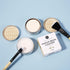 Solid Makeup Brush Cleanser Soap with Silicone Cleaning Pad, Vegan, Cruelty-Free, Natural Ingredients, 2.45 Oz
