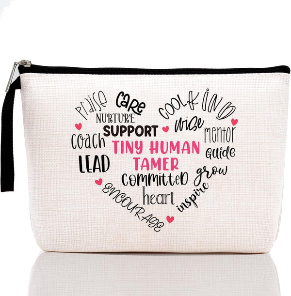 Teacher Gifts Makeup Bag, Teacher Appreciation Gifts, Must Haves for Female Educators, Graduation Gifts for Women