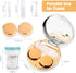 Contact Lens Travel Kit with Cleaner Washer, Portable Box with Mirror Tweezers Remover Tool for Daily Outdoor Use
