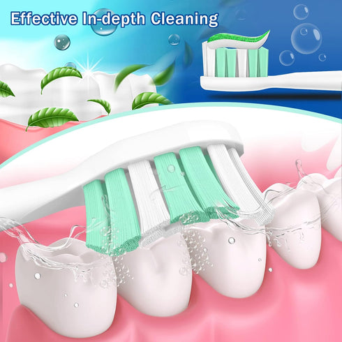 HX6063/65, 2 Hx9023/65 Aoremon Replacement Heads for Sonicare Philips Toothbrush: Compatible with Sonicare DiamondClean