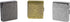 Set 2 (7-Day) of Metal-Plated Weekly Pill Box Case & Portable Medicine Organizer (Gunmetal Victorian)